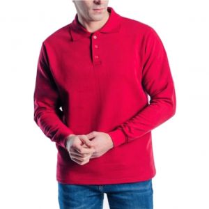 Polo Yaka Uzun Kollu Sweatshirt